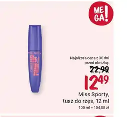 Rossmann Miss Sporty, tusz do rzęs, 12 ml oferta