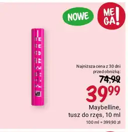 Rossmann Maybelline, tusz do rzęs, 10 ml oferta