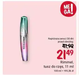 Rossmann Rimmel, tusz do rzęs, 11 ml oferta