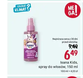 Rossmann Isana Kids, spray do włosów, 150 ml oferta