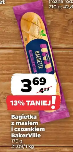 Netto Bagietka z masłem i czosnkiem BakerVille 175 g oferta