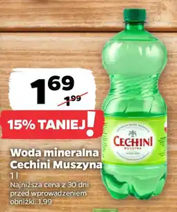 Netto Woda mineralna Cechini Muszyna 1l oferta