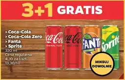 Netto Coca-Cola / Coca-Cola Zero / Fanta / Sprite 330ml oferta