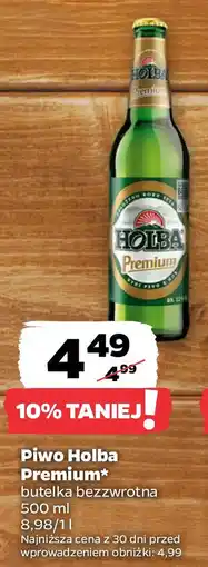 Netto Piwo Holba Premium 500ml oferta