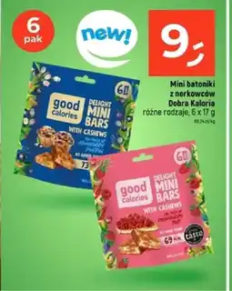 Dealz Mini batoniki z nerkowców Dobra Kaloria, 6 x 17 g oferta
