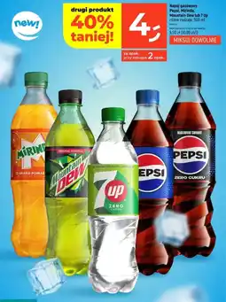 Dealz Napój gazowany Pepsi, Mirinda, Mountain Dew lub 7 Up, 500 ml oferta