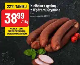 Polomarket Kiełbasa z gęsina z Wędzarní Szymona 1 kg oferta