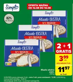 Carrefour Express Masło Simpl oferta