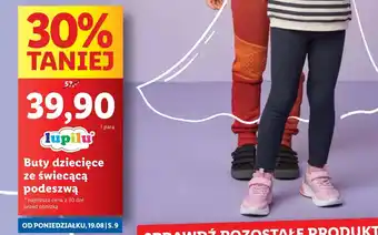 Lidl Buty dziecięce Lupilu oferta