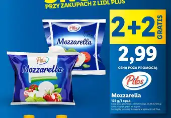 Lidl Mozzarella Pilos oferta