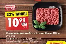 Biedronka Mięso mielone wołowe Kraina Mięs oferta