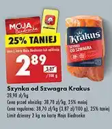 Biedronka Szynka od szwagra Krakus Animex oferta
