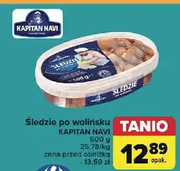 Carrefour Śledzie po wolińsku Kapitan Navi oferta