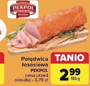 Carrefour Polędwica łososiowa Pekpol oferta