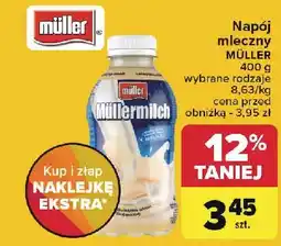 Carrefour Napój mleczny biała czekolada Mullermilch oferta