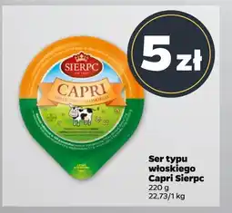 Netto Serek typu włoskiego capri Sierpc oferta