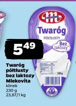 Netto Twaróg półtłusty bez laktozy Mlekovita oferta
