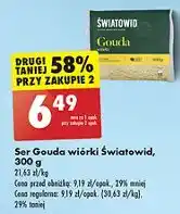 Biedronka Ser gouda tarty Światowid oferta