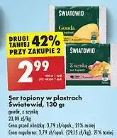 Biedronka Ser topiony z szynką Światowid oferta