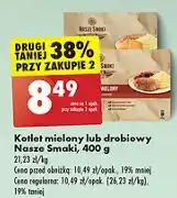 Biedronka Kotlet drobiowy z marchewką i groszkiem puree ziemniaczanym Nasze Smaki oferta