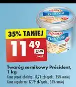 Biedronka Twaróg śmietankowy President oferta