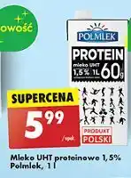 Biedronka Mleko proteinowe 1.5% Polmlek oferta