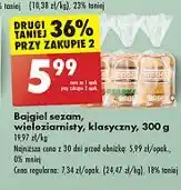 Biedronka Bajgle wieloziarniste Smashed oferta