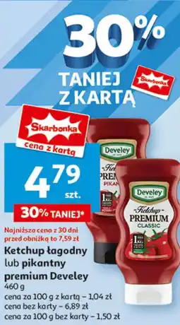 Auchan Ketchup premium Develey oferta