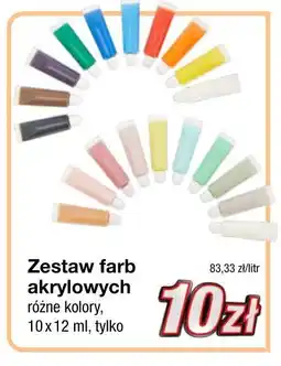 KiK Zestaw farb akrylowych oferta