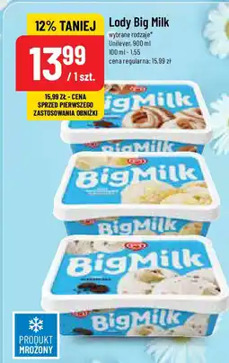Polomarket Lody Big Milk 900 ml oferta