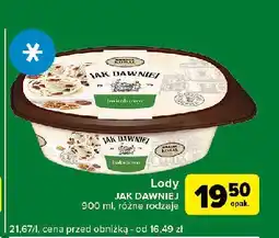 Carrefour Express Lody bakaliowe Bracia koral lody jak dawniej oferta