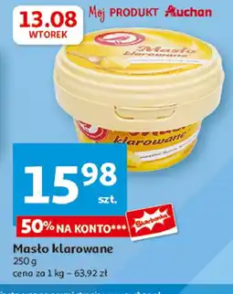 Auchan Masło klarowane Auchan różnorodne (logo czerwone) oferta