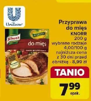 Carrefour Przyprawa do mięs Knorr przyprawa oferta