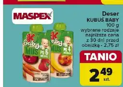 Carrefour Mus jabłko banan Kubuś baby oferta