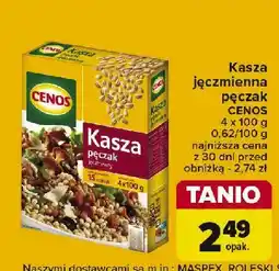 Carrefour Kasza jęczmienna pęczak Cenos oferta