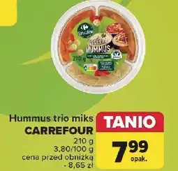 Hummus pomidorowo paprykowy Carrefour Sensation