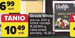 Carrefour Ser jak feta greek white Violife oferta