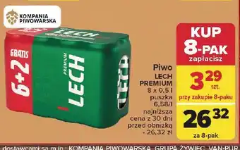 Carrefour Piwo Lech Premium oferta