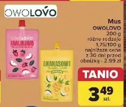 Carrefour Mus ananasowo Owolovo oferta