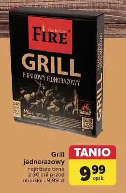 Carrefour Grill jednorazowy Barbecue Fire oferta