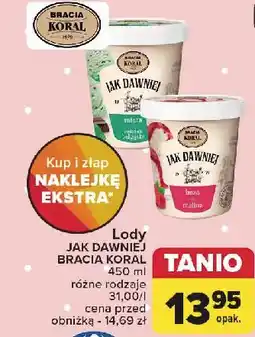 Carrefour Lody beza i malina Bracia Koral Jak Dawniej oferta