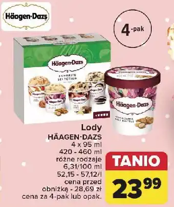 Carrefour Lody macadamia nut brittle Haagen-Dazs oferta