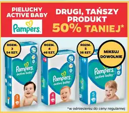 Netto WSZYSTKIE PRODUKTY PIELUCHY ACTIVE BABY Pampers. oferta
