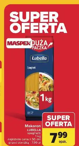 Carrefour Makaron spaghetti Lubella oferta