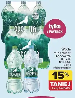 Carrefour Woda niegazowana Rodowita Z Roztocza oferta