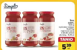 Carrefour Sos boloński do makaronu Simpl oferta