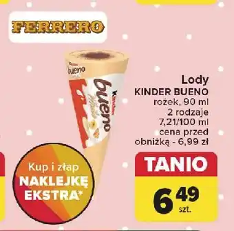 Carrefour Rożek Kinder Bueno White oferta