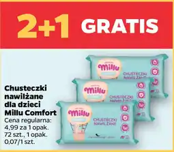 Netto Chusteczki nawilżane dla dzieci Millu Comfort oferta