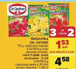 Carrefour Galaretka truskawkowa Dr. Oetker oferta