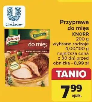 Carrefour Przyprawa do mięs Knorr oferta